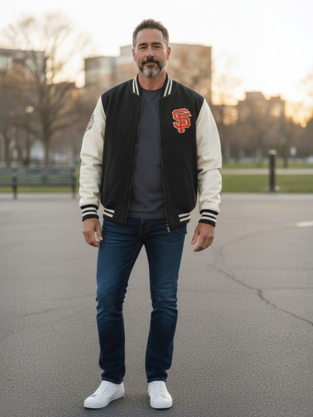 Vintage Red Jacket San Francisco Giants Varsity Jacket